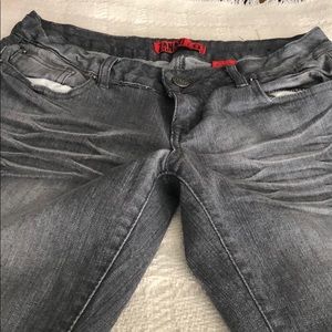 Gray Zanadi bootcut Jeans